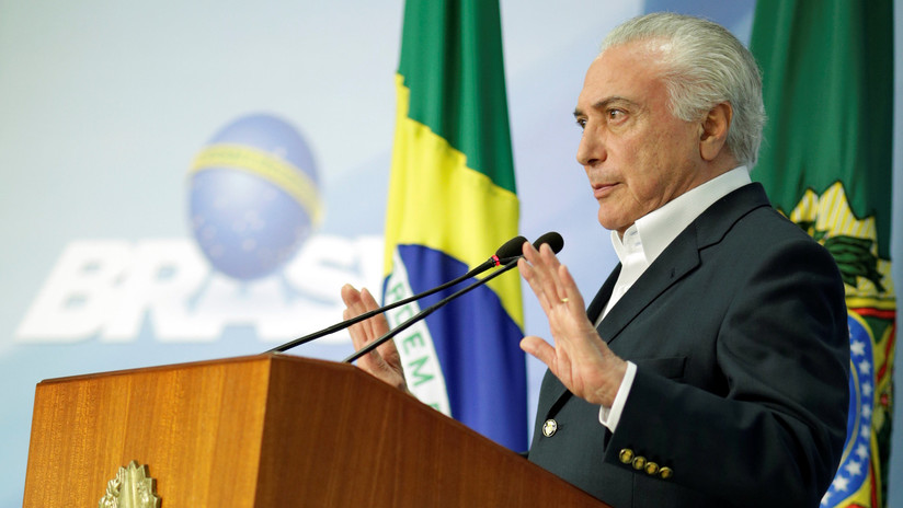 Policía de Brasil pide levantar el secreto telefónico de Michel Temer