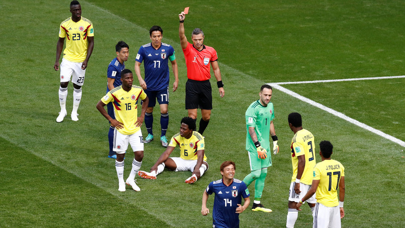 Tarjeta roja a Sánchez a pocos minutos del inicio del partido y gol de Japón