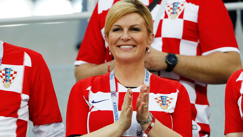 "¡Apoyen a Croacia hoy!": La presidenta croata dirige un emotivo mensaje a los rusos (VIDEO)
