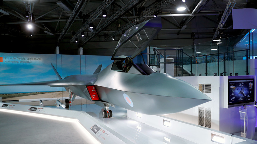 FOTO: Reino Unido presenta el proyecto de avión de combate futurista robótico Tempest
