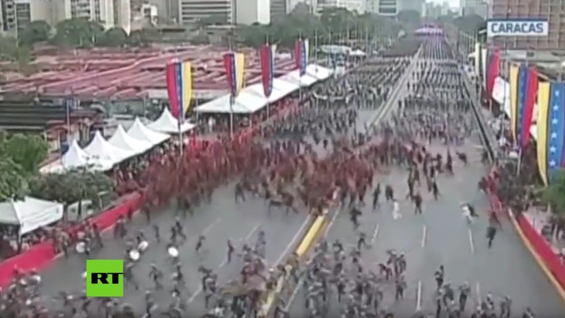 VIDEO: Se registran dos explosiones en pleno discurso de Nicolás Maduro en Venezuela