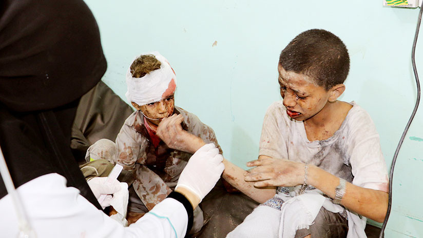 La coalición de Arabia Saudita llama "acción legítima" el ataque que mató a niños en Yemen (18+)