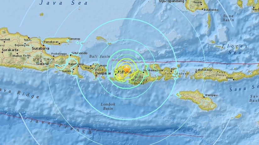 Tres sismos sacuden la misma zona de Indonesia en media hora