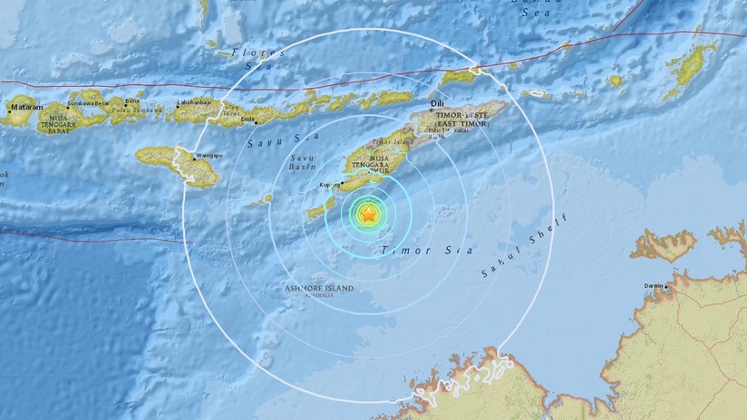 Un sismo de magnitud 6,2 se registra en Indonesia