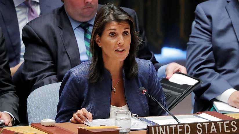 Embajadora de EE.UU. ante la ONU afirma que sabe "con exactitud" quién atacará con químicos en Siria