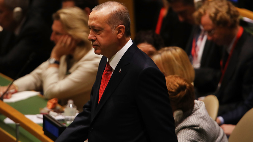 VIDEO: Erdogan abandona brevemente la Asamblea General de la ONU durante el discurso de Trump