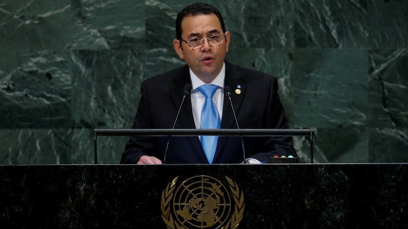 "Amenaza para la paz": Jimmy Morales acusa a la CICIG de "montar un sistema de terror" en Guatemala