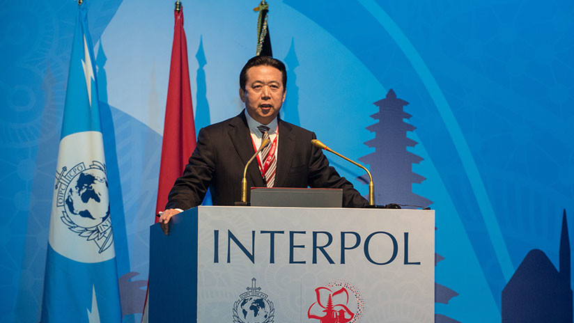 Investigan la desaparición del presidente de la Interpol