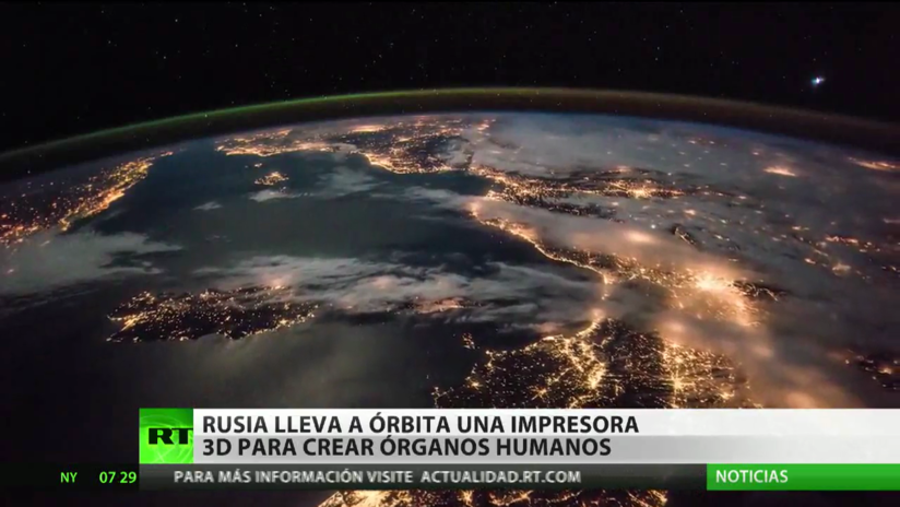 Rusia lleva a la órbita una impresora 3D para crear órganos humanos