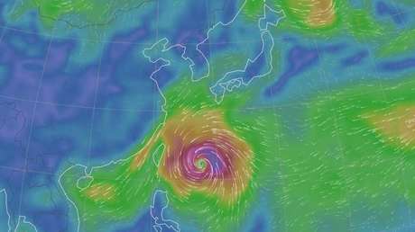 Otro supertifón rumbo a Asia: Japón, Corea del Sur y China, bajo la amenaza de Kong-rey