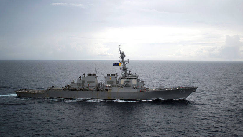 VIDEO: Así fue la cercana colisión entre destructores de China y EE.UU. en mar de China Meridional