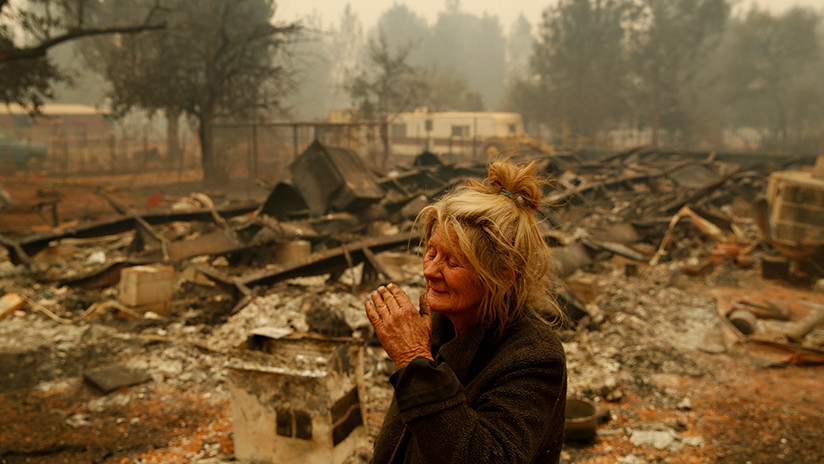"No nos quedó nada": El incendio que arrasa California destruye por completo una localidad