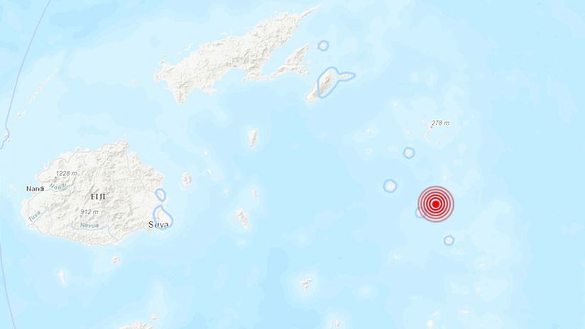 Se registra un terremoto de magnitud 6,9 cerca de Fiyi