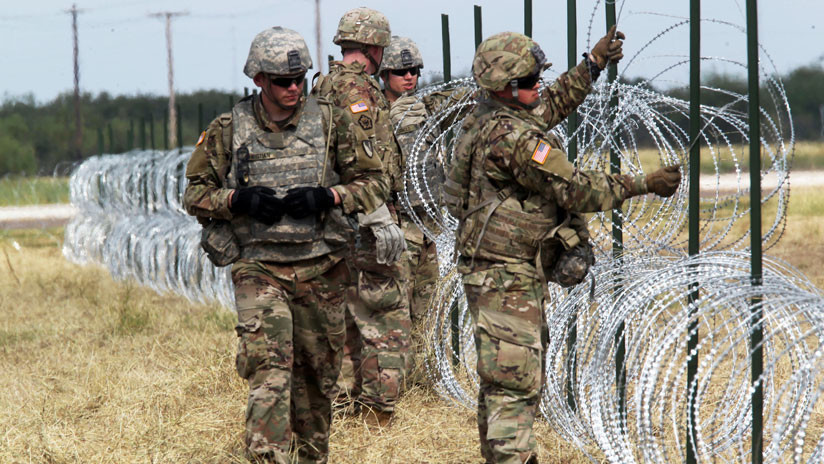Trump dice que los militares usarán "fuerza letal" en la frontera "si es necesario"