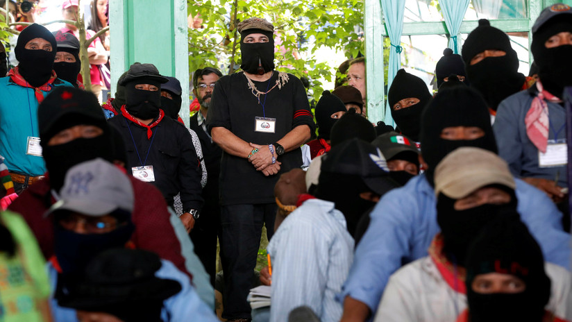 "No lo vamos a permitir": El Ejército Zapatista se opone al proyecto del Tren Maya de López Obrador