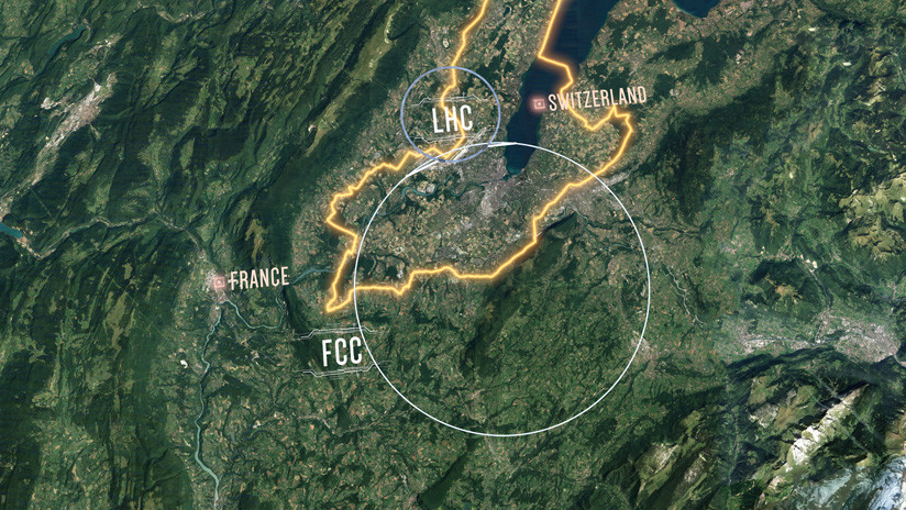 El CERN presenta el diseño de un futuro supercolisionador de partículas que medirá 100 kilómetros