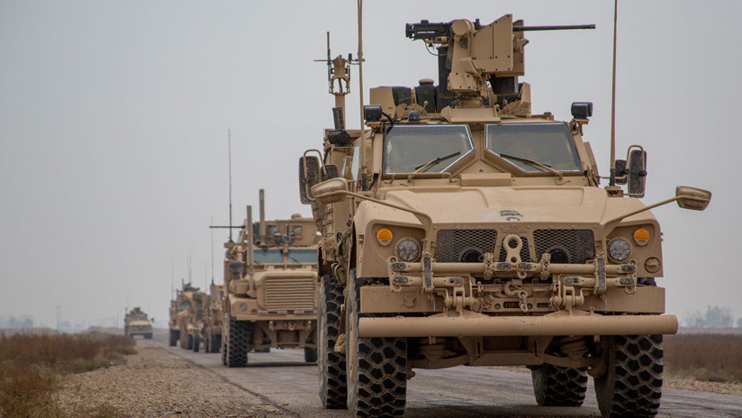 VIDEO: Un numeroso convoy militar de EE.UU. entra en Siria desde Irak