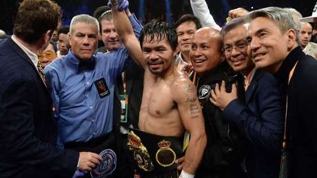 La leyenda filipina del boxeo Manny Pacquiao reta a Mayweather a "pelear de nuevo"