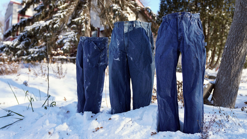 FOTOS: El desafío de los 'pantalones congelados' se vuelve viral durante el vórtice polar de EE.UU.