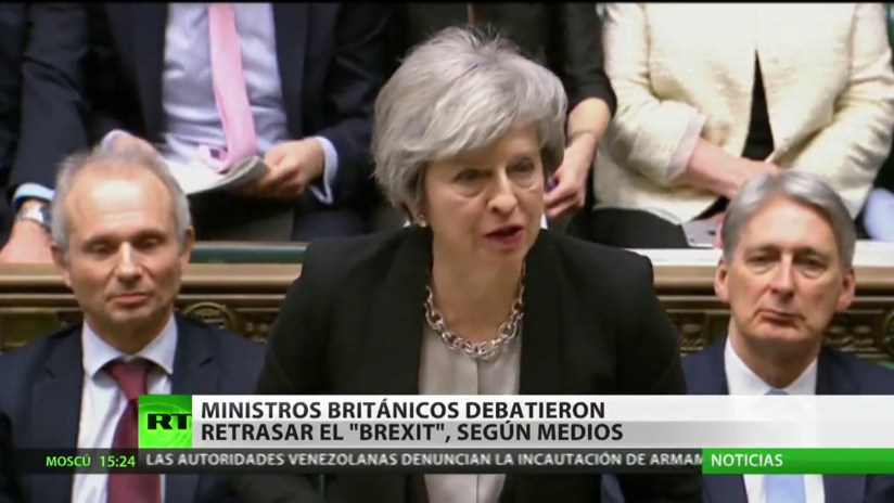 Ministros británicos se habrían reunido en secreto para debatir un retraso del Brexit