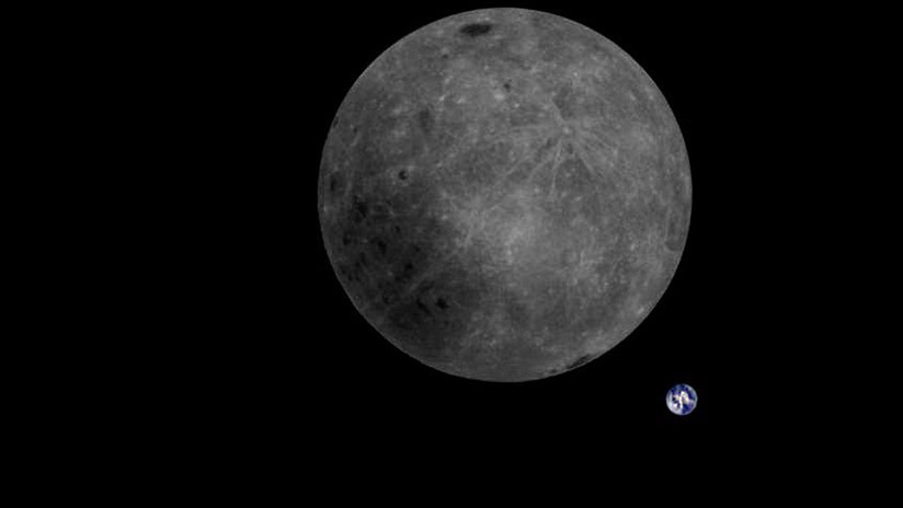 Lo nunca visto: Astrónomos chinos captan la cara oculta de la Luna con la Tierra al fondo (FOTO) 