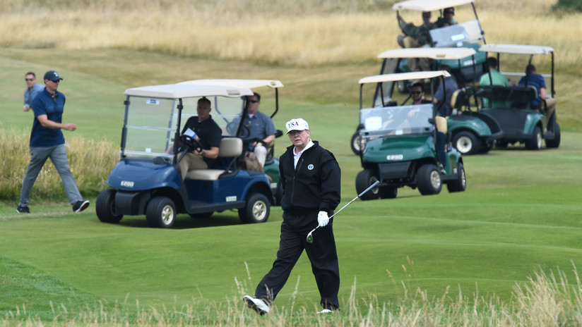 Trump instala un simulador de golf en la Casa Blanca