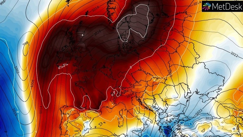 Una "poderosa" anomalía climática asedia a Europa
