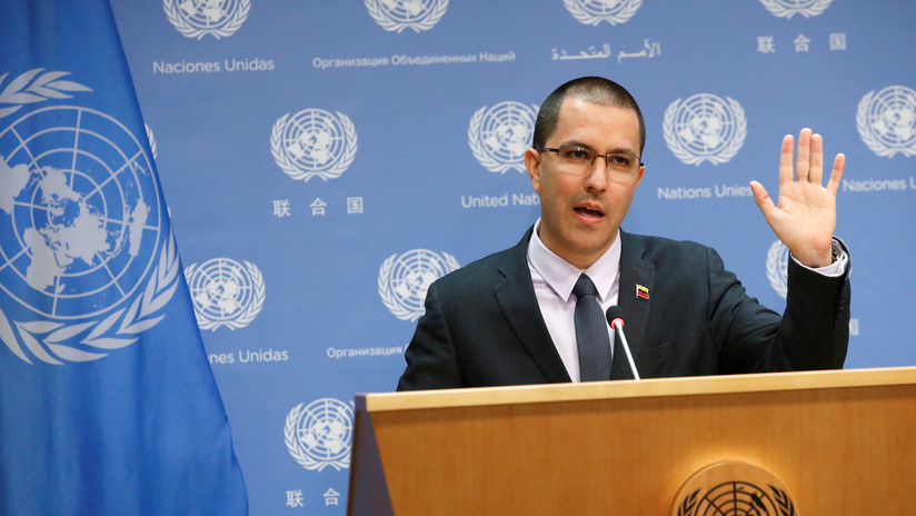 Jorge Arreaza en la ONU: "Un militar nunca tendrá órdenes de disparar a civiles"