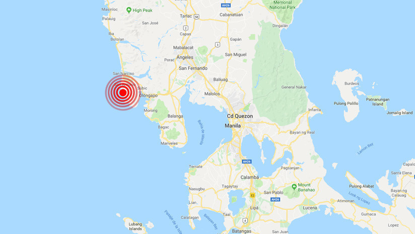 Un sismo de magnitud 5,2 sacude el noroeste de Filipinas