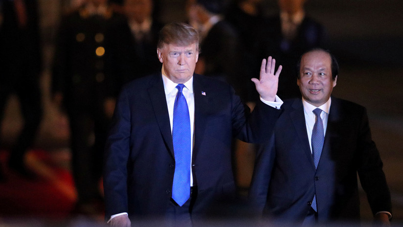 Trump tras llegar a Vietnam: "¡Hay enormes multitudes y tanto amor por acá!"