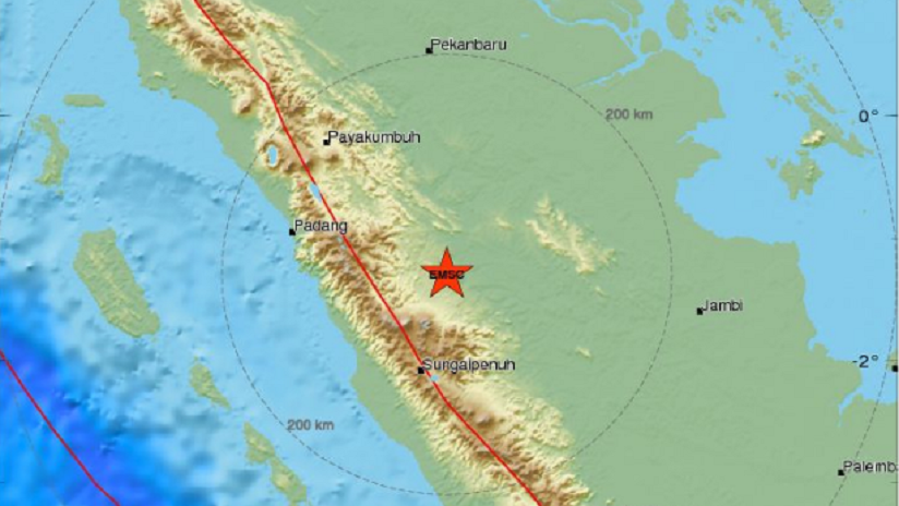 Un sismo de magnitud 5,4 se registra en Indonesia