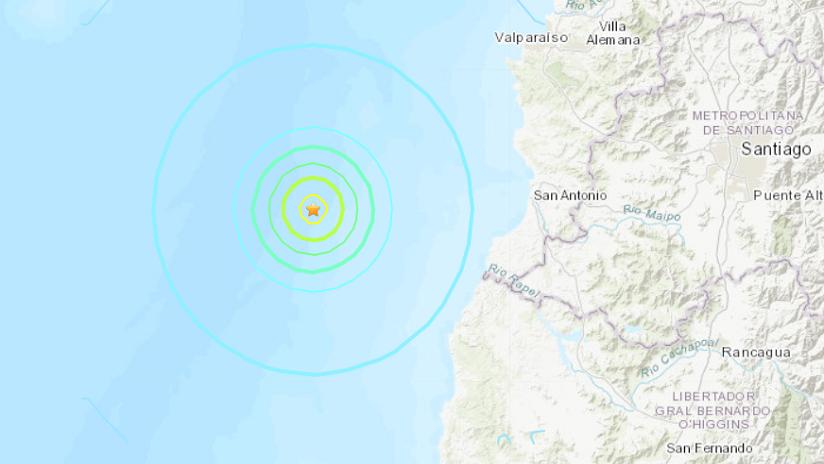 Un sismo de magnitud 5,5 se registra en Chile