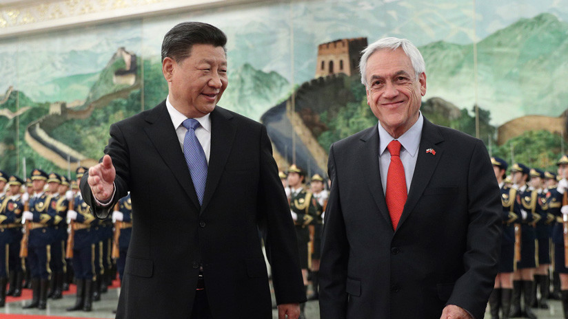 Piñera inicia su visita en Pekín con la firma de un "plan de acción" para fortalecer las relaciones con China (FOTOS)