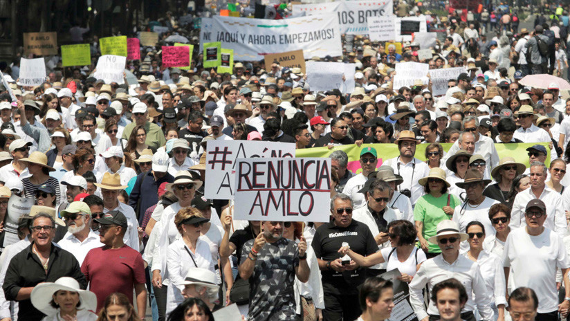 Lo que dejó la protesta para exigir la renuncia de López Obrador en México