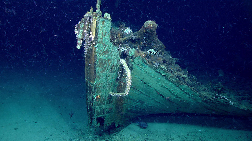 Descubren un misterioso naufragio de casi dos siglos de antigüedad en el  fondo del Golfo de México (FOTOS) - RT