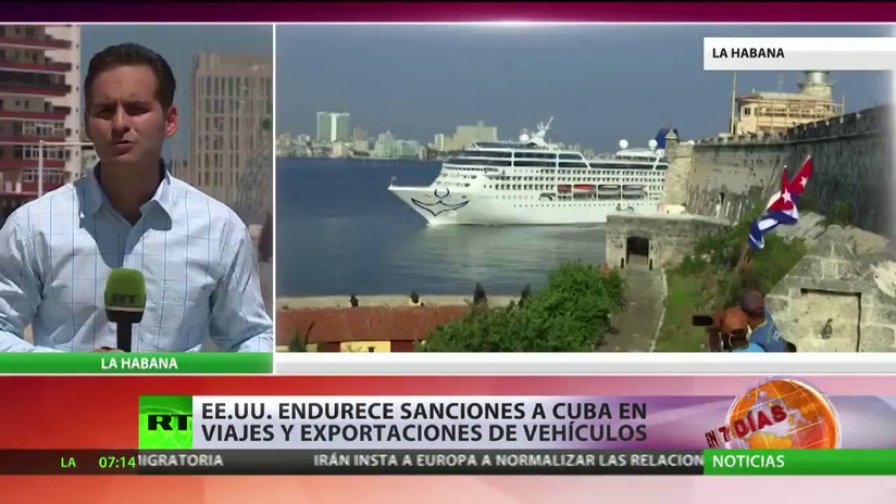 EE.UU. endurece las sanciones a Cuba con más prohibiciones en el turismo y las exportaciones