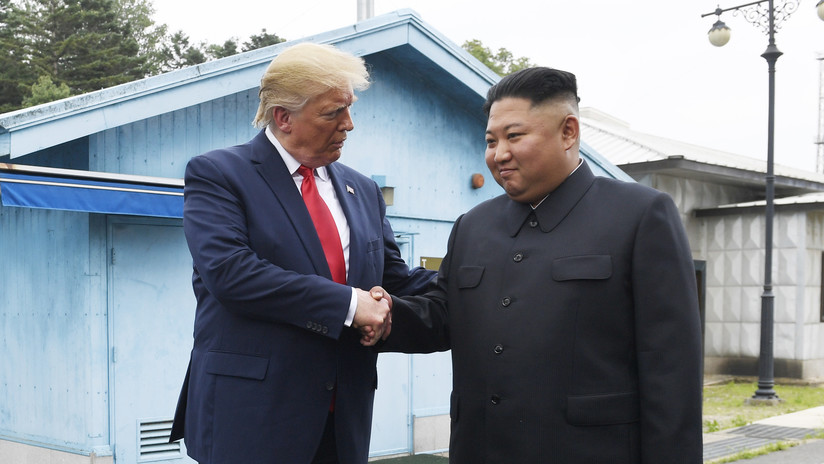 Kim: "Un apretón de manos con el presidente de EE.UU. en la zona de división de Corea es en sí mismo un símbolo de cambio"