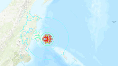 Rusia: Un sismo de magnitud 6,3 sacude la península de Kamchatka