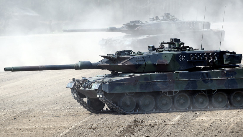 VIDEO: Tanques Abrams y Leopard simulan una batalla con el Т-72М soviético