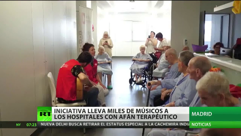 España: Una iniciativa acerca a miles de músicos a hospitales con afán terapéutico