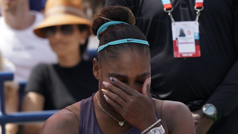 "No me puedo mover": Serena Williams rompe a llorar tras abandonar la final de la Copa Rogers debido a una lesión (VIDEO)