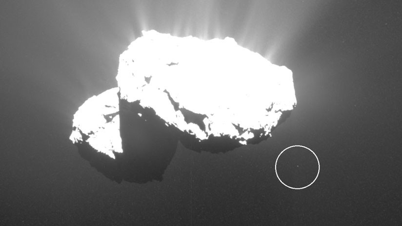 FOTO: Descubren la separación de un objeto del cometa Churiúmov-Guerasimenko