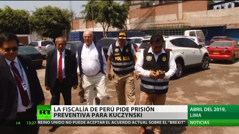 La Fiscalía de Perú pide prisión preventiva para Kuczynski