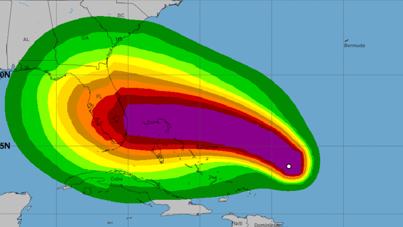 ¿Por qué es tan difícil pronosticar por dónde pasará el huracán Dorian?