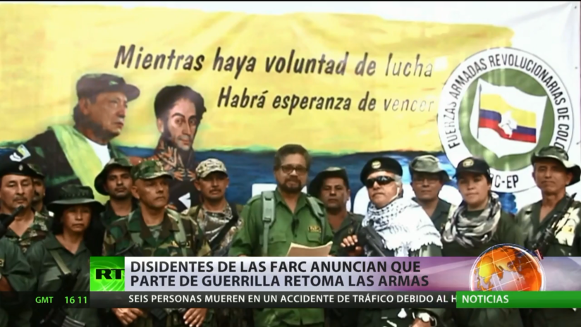 Exlíderes disidentes de las FARC anuncian que parte de las guerrillas retoma las armas