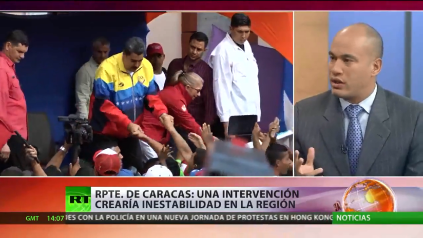 Representante de Caracas: "Una intervención en Venezuela crearía un nivel muy grave de la inestabilidad política en la región"