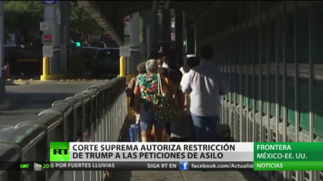 La Corte Suprema de EE.UU autoriza la restricción de Trump a las peticiones de asilo