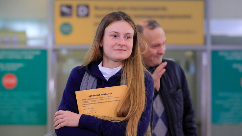 "No me di por vencida porque no tengo el derecho": María Bútina llega a Moscú tras su liberación de prisión en EE.UU.