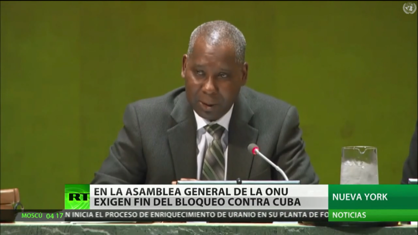 Exigen el fin del bloqueo de EE.UU. contra Cuba en la Asamblea General de la ONU