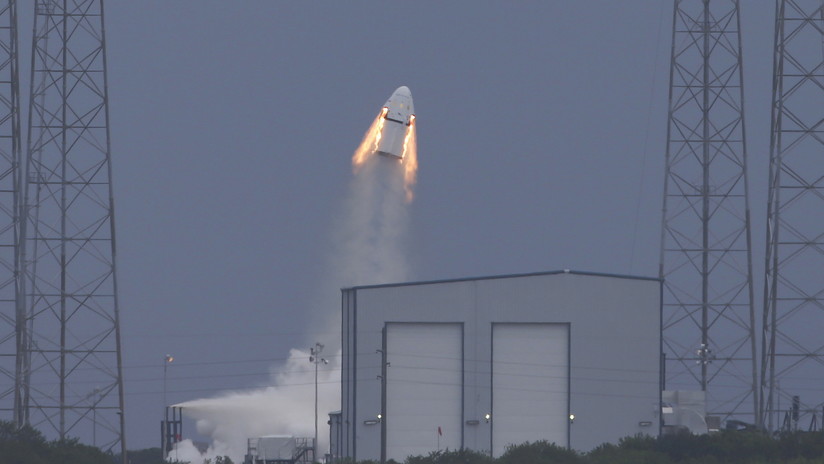 SpaceX prueba con éxito el sistema de emergencia de su nave espacial Crew Dragon (FOTO)